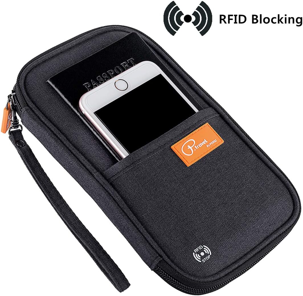 VanFn RFID Travel Passport Wallet, Family Passport Holder, Trip Document Organizer P.Travel Series