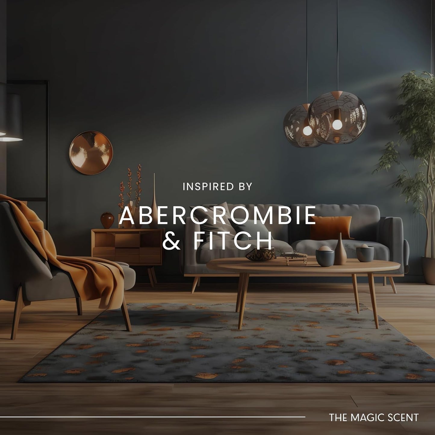 The Magic Scent Mahogany & Teakwood Diffuser Oil - Hotel & Home Luxury Scents Inspired by Abercrombie & Fitch - Diffuser Oil Scents for Home Designed for Use in All Diffusers - 4 fl oz, 120 mL