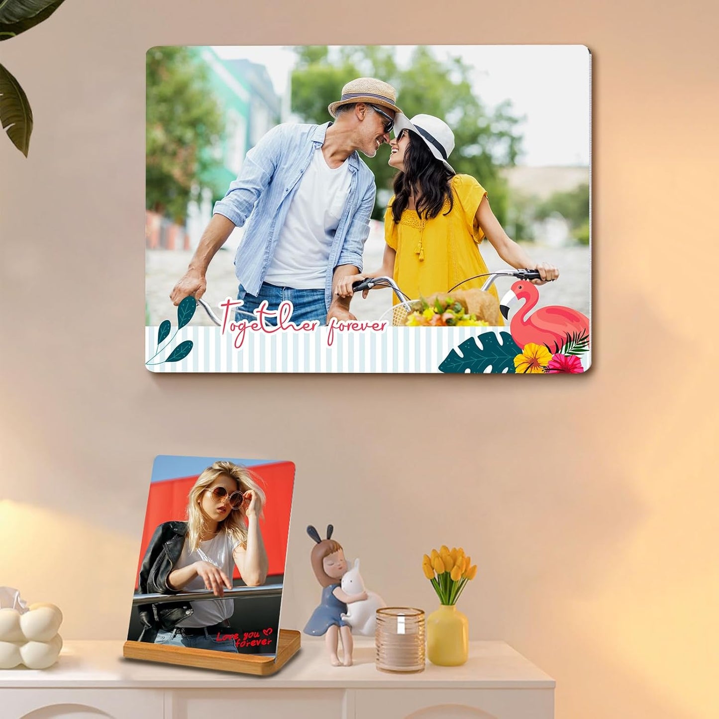 Custom Style Custom Metal Photo Prints,Customize Your own Picture Frame,Personalized Metal Picture Gift for Family and Lovers