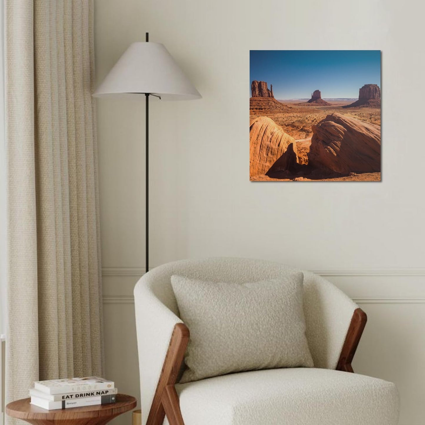 YXIMOX Custom Art Print on Premium Canvas, Personalized with Your Image or Design, Large Wall Decor for Living Room, Office, Bedroom, Custom Canvas Artwork(Unframe) (Unframe, 12"x12")