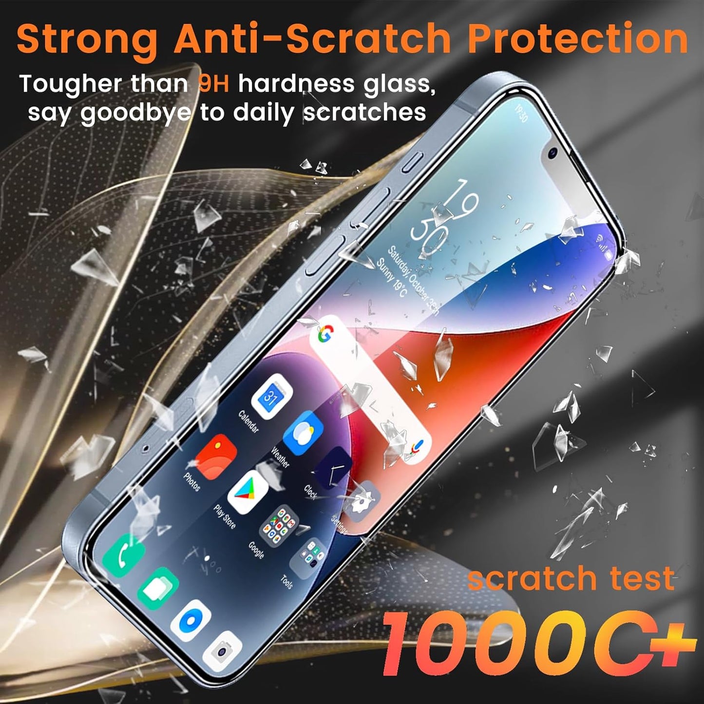 3+3 Pack Privacy Screen Protector for iPhone 14 6.1-Inch with 3 Pack Camera Lens Protector, Anti Spy Tempered Glass Film 9H Hardness Bubble Free Case Friendly