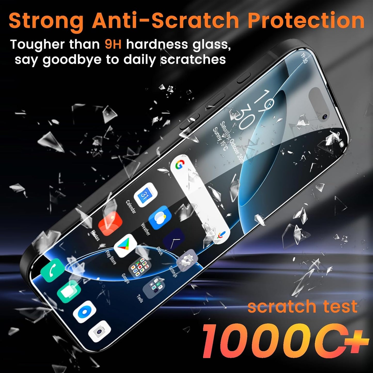 4+4 Pack Privacy Screen Protector for iPhone 16 Pro 6.3-Inch with 4 Pack Camera Lens Protector, Anti Spy Tempered Glass Film 9H Hardness Case Friendly