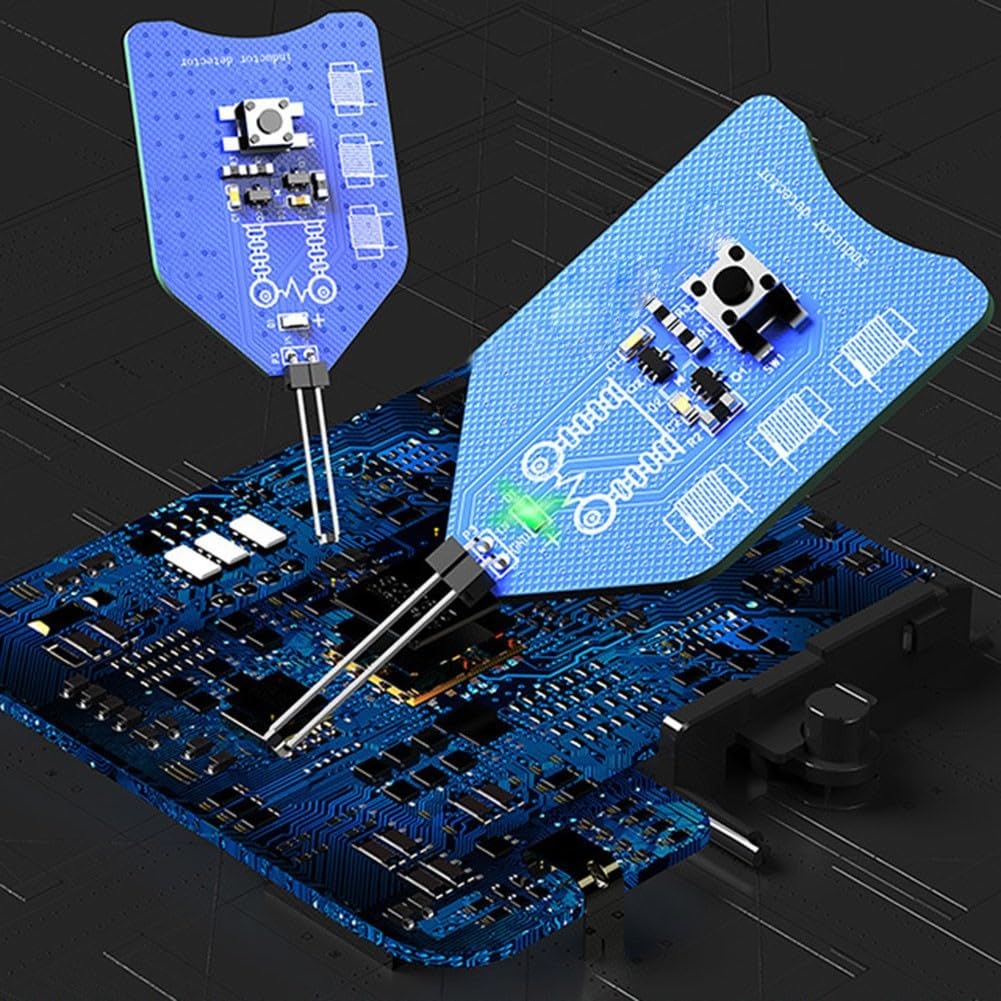 CT-1 Motherboard PCB Inductor Coil Tester Electronic Circuit Board Diagnostic Inductor Testing Device Tool with Electromagnetic Induction Technology for Component Testing and Circuit Maintenance(YCS)