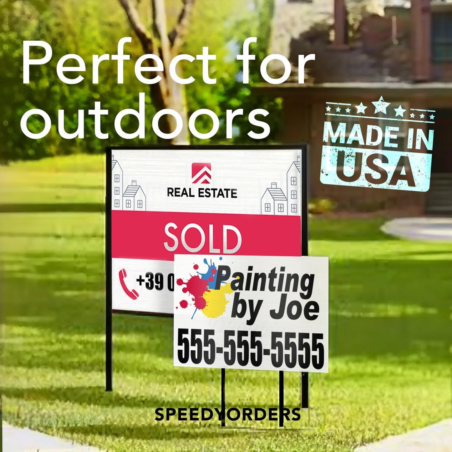Custom Metal Signs, Personalized Aluminum, Customized Safety, Business Signs, Waterproof Outdoor, White Aluminum (Gray, 20x20 In)