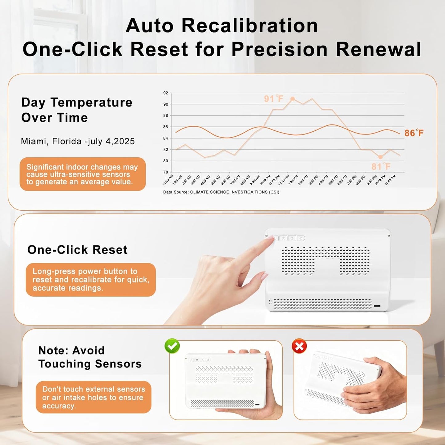 16 in 1 Air Quality Monitor Indoor 7" Display 9 AQI+7 AQI Alerts,Portable Air Quality Tester CO2, TVOC, PM2.5 PM1.0 PM10, HCHO Temperature Humidity AQI & Time Air Quality Meter for Home
