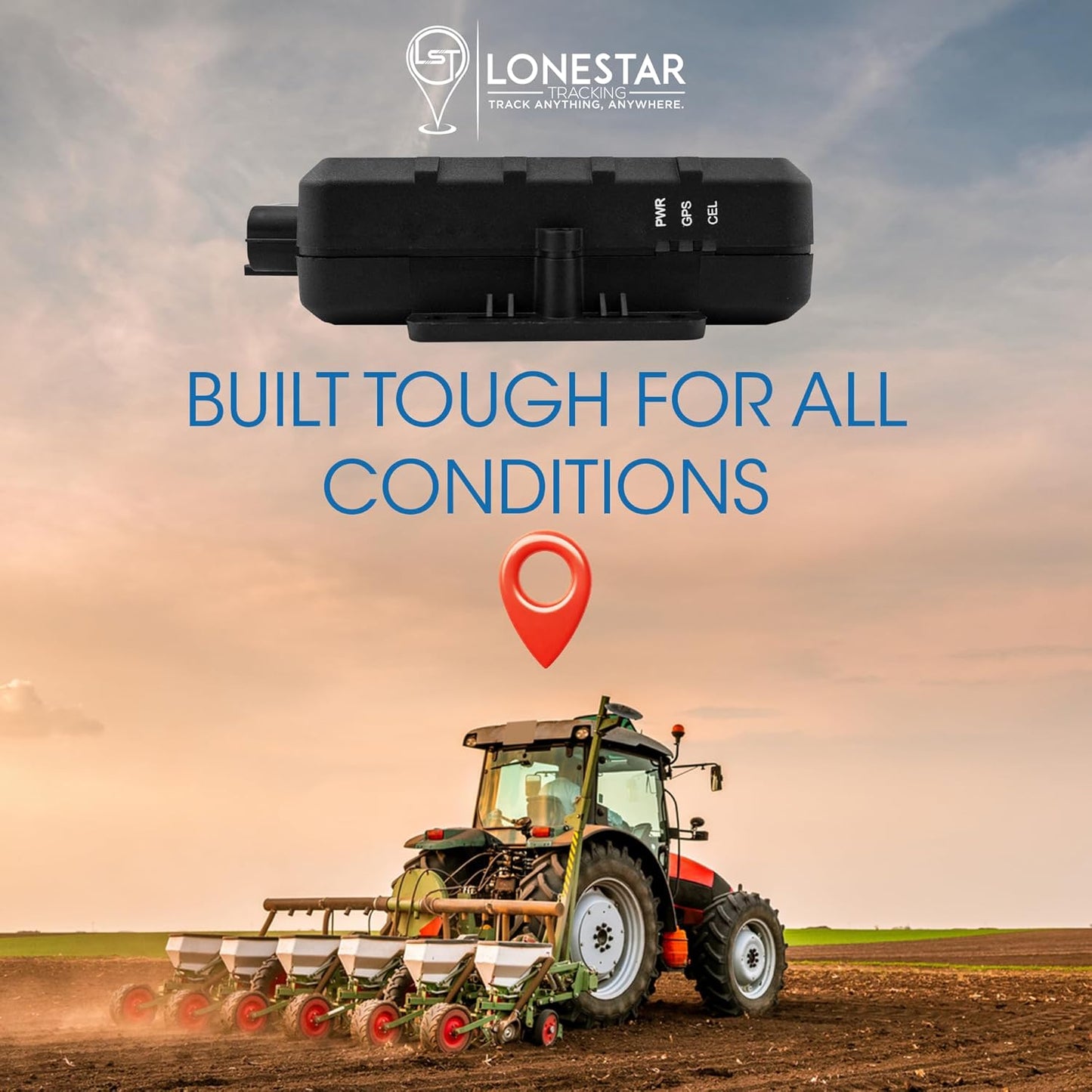 LoneStar Tracking GPS Tracker: Titan LTE 4G/5G, Hidden GPS Tracking Devices for Cars, Trucks, Fleet, Motorcycles, Assets, Anti-Theft Vehicle Security, Real-Time Location (Low Cost Subscription Plan)