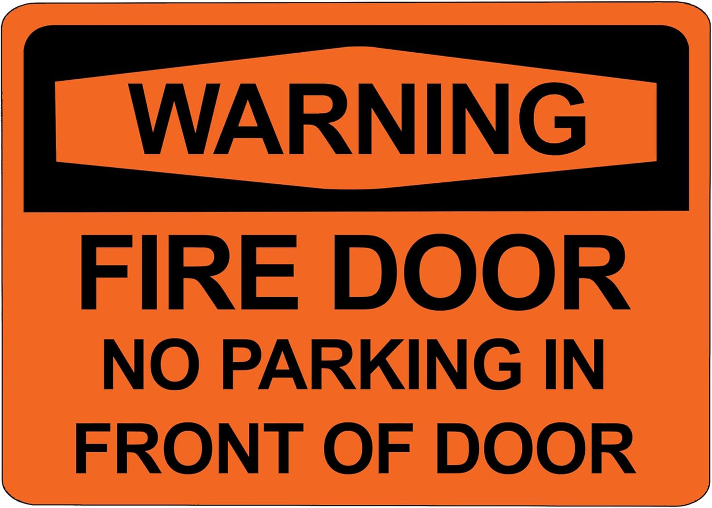 Notice Keep Door Closed Unless Loading or Unloading Sign - ADA Compliant Digitally Printed Text Wall Signs – Loading Docks Delivery Zone Safety Security Sign - Vinyl – 10” x 14”