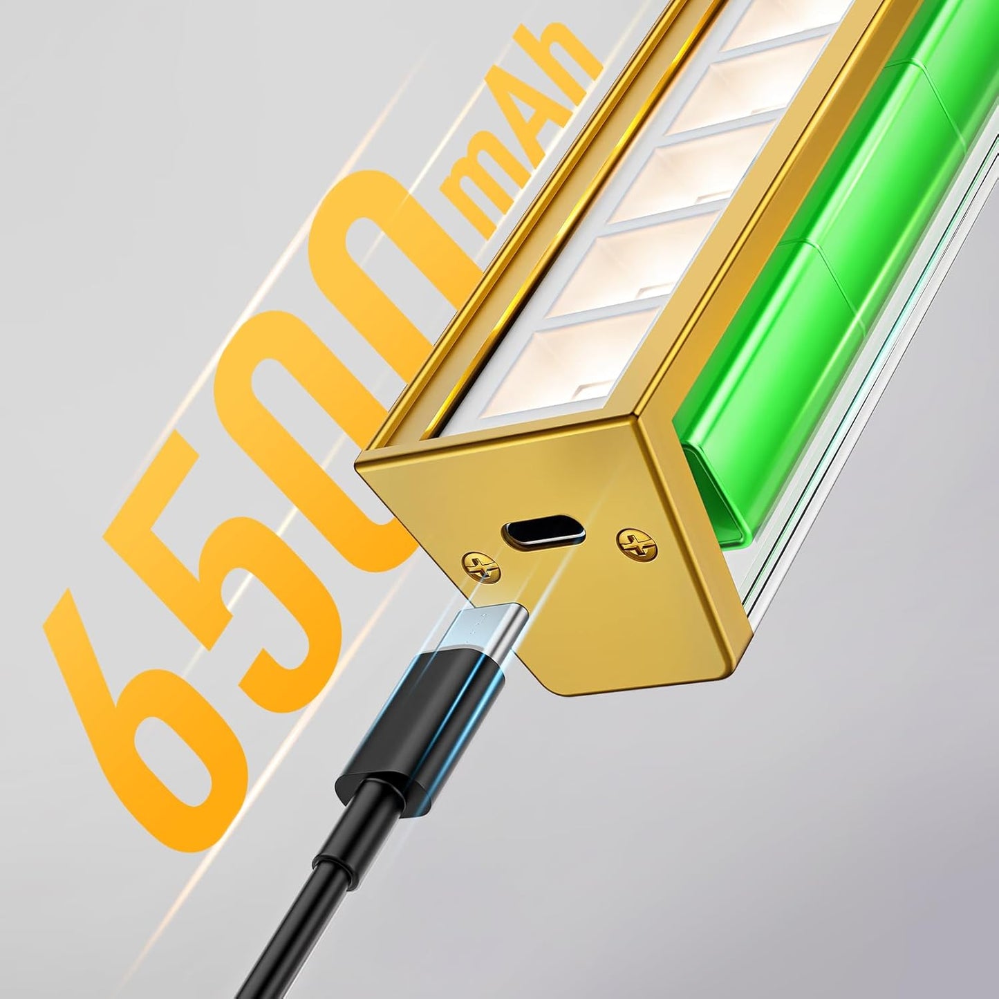 Picture Lights for Wall, 2PCS 24in Battery Operated Picture Light for Paintings CCT Dimmable Recharging Battery Wall Lamp with Remote Control for Living Room Gallery Dartboard Gold Color