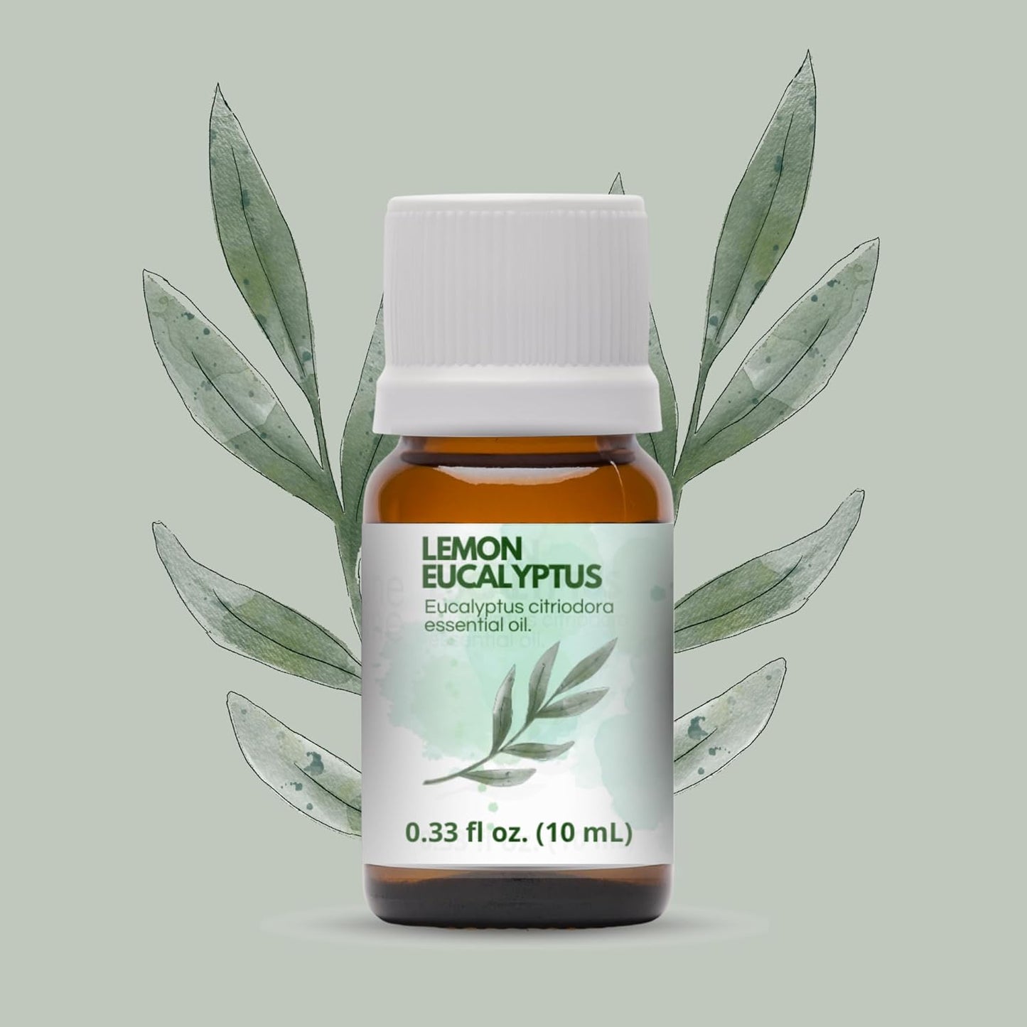 Lemon Eucalyptus Essential Oil (Corymbia Citriodora) – 100% Pure & Undiluted Citrus Aroma for Diffusers, Massage (Dilute) & DIY | Essential Oils for Humidifiers (Pack of 4 × 0.34 fl oz)
