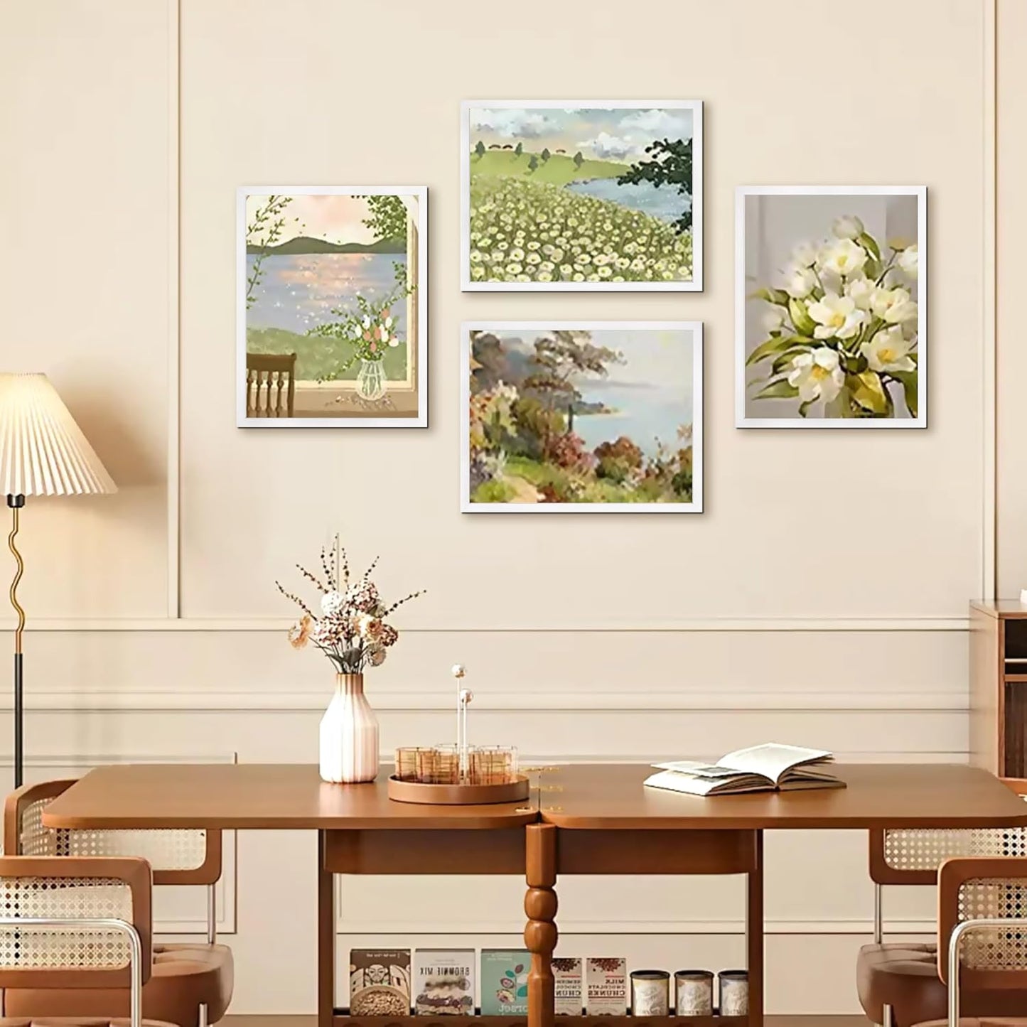 FIXSMITH 11x14 Picture Frame Set of 10, White Photo Frames Bulk with HD Plexiglass, Display Pictures 8x10 with Mat or 11x14 Without Mat, Multi Picture Frames Collage for Wall Decor