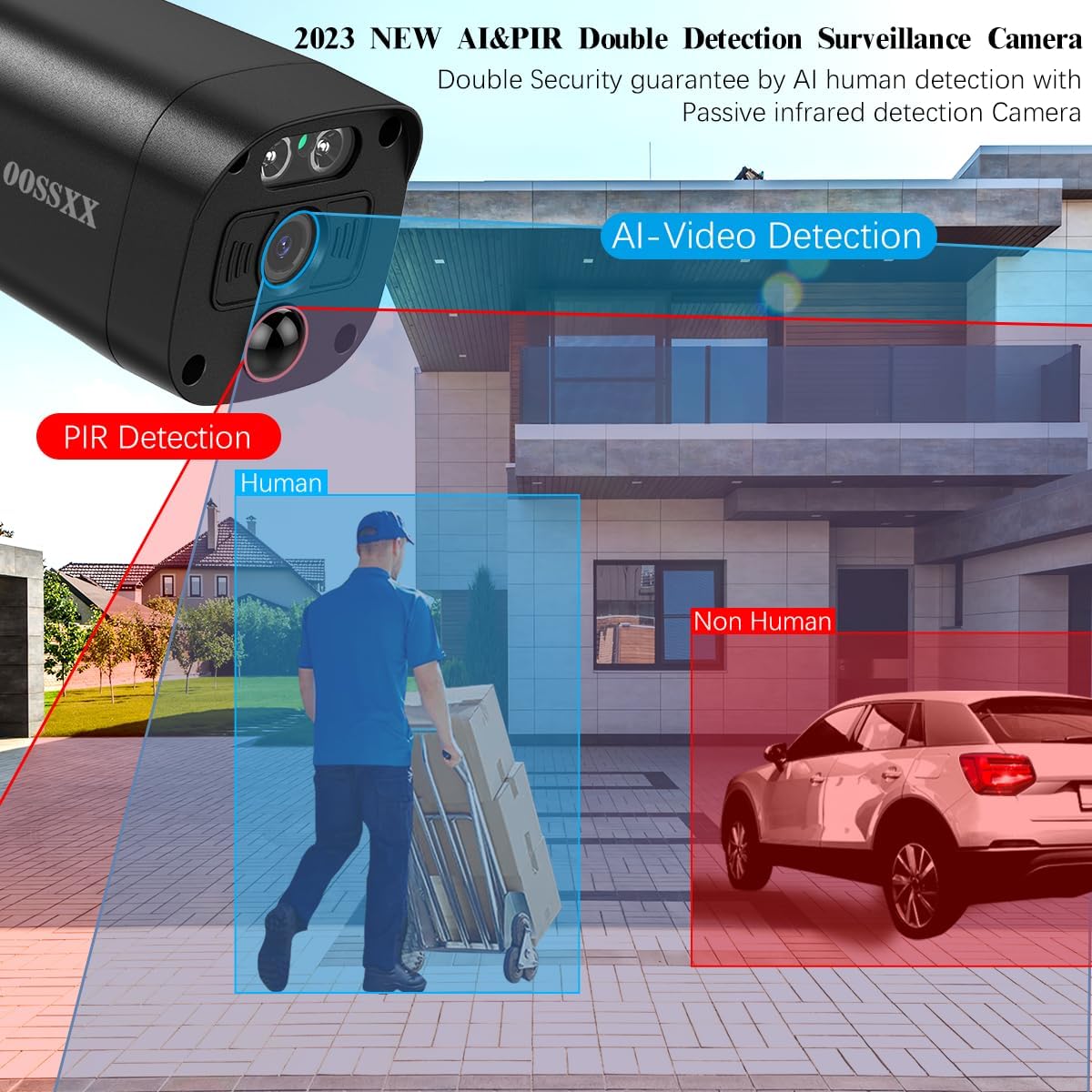 4K/8.0 Megapixel & 130° Ultra Wide-Angle 2-Way Audio PoE Outdoor Home Security Camera System Wired Outdoor Video Surveillance IP Cameras System DVR Set