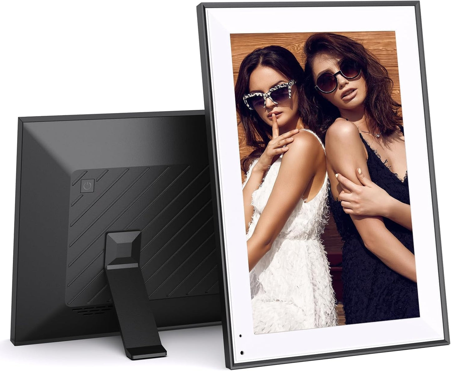 Digital Photo Frame 10.1-inch Digital Picture Frame - IPS Touch Screen Digital Frame, 32GB, Auto-Rotate, Slideshow, Load Photo Video from Phone via APP Email, Free Cloud Storage, Gift for Mom Dad
