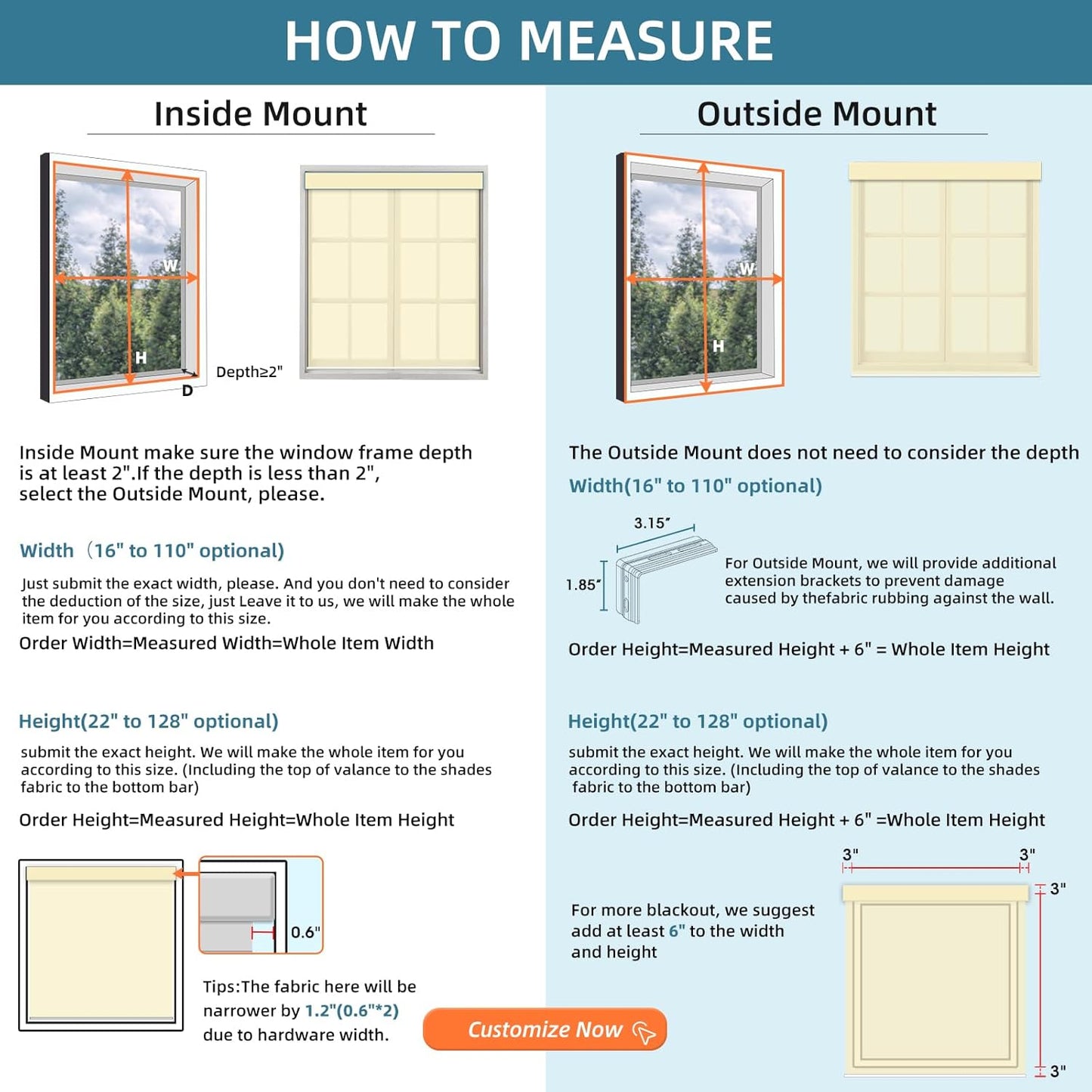 SmartWings Motorized Roller Shades Work with Homekit, Alexa Google, 100% Blackout Smart Blinds for Windows, Cordless Remote Control Window Shades, Safari Biscuit, Customized Size