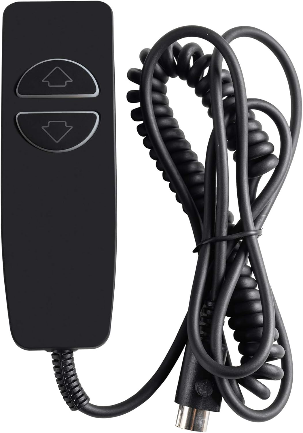 2 Button 5 Pin Hand Remote Control for Power Lift Chair & Power Recliner, Replacement Remote Handset with 2 Lighted Buttons CD001 (Black)