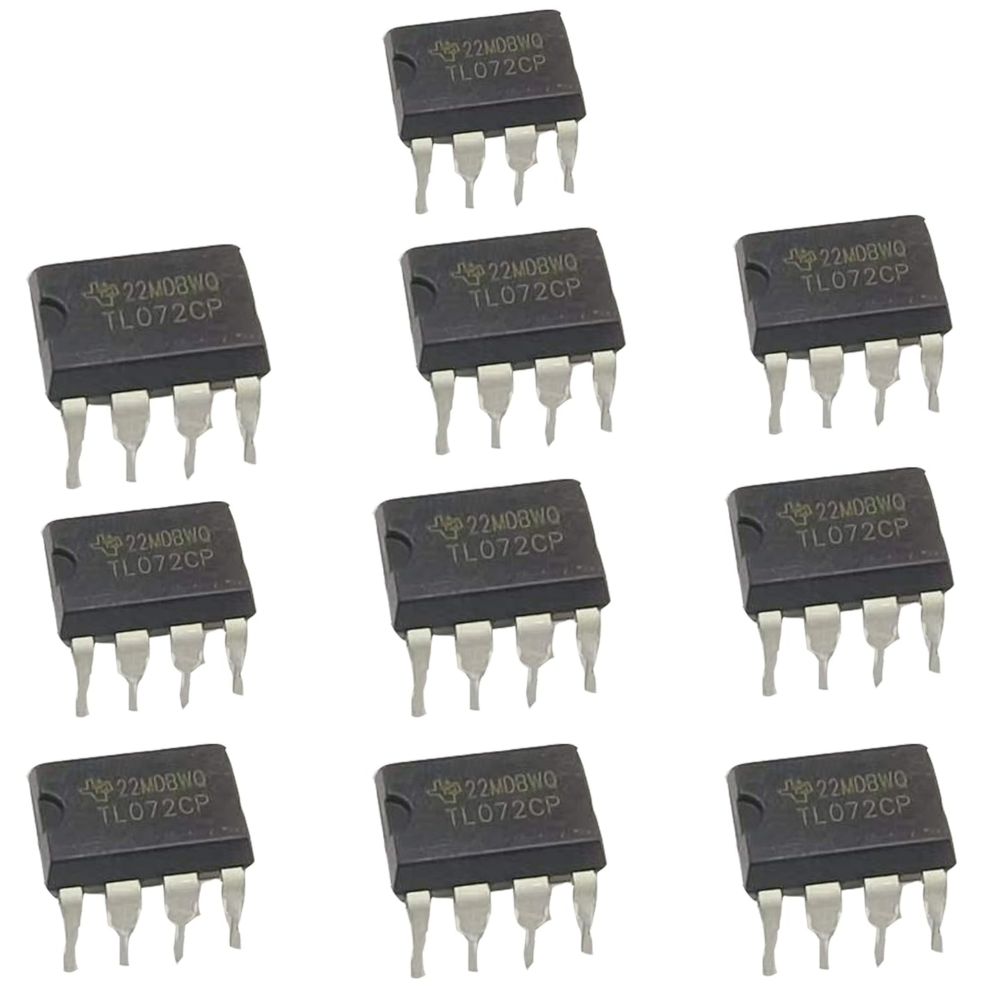 TL072 Dual Op Amp Operational Amplifiers IC Chip - DIP-8 - Low Noise