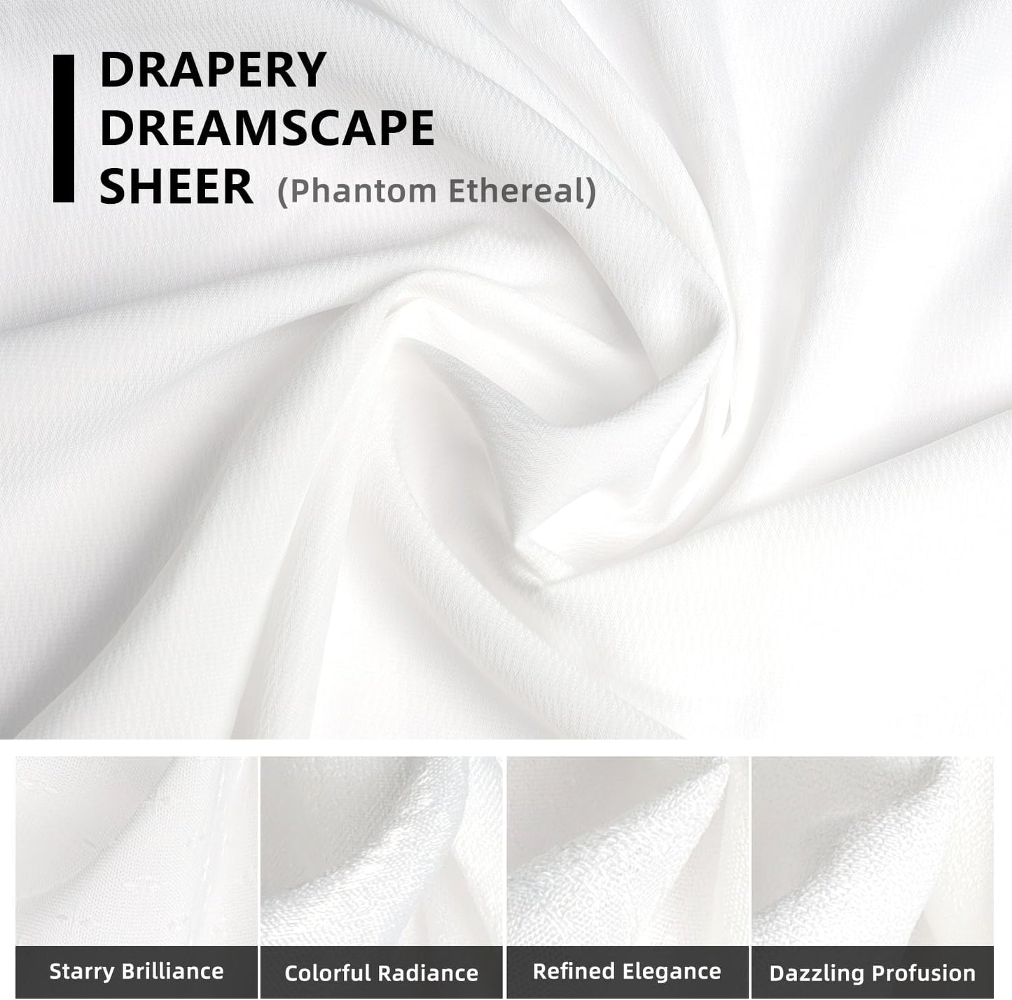 SmartWings Drapery Fabric Samples, for Custom Curtain Fabric Selection, Various Styles for Indoor Room, Multi Color
