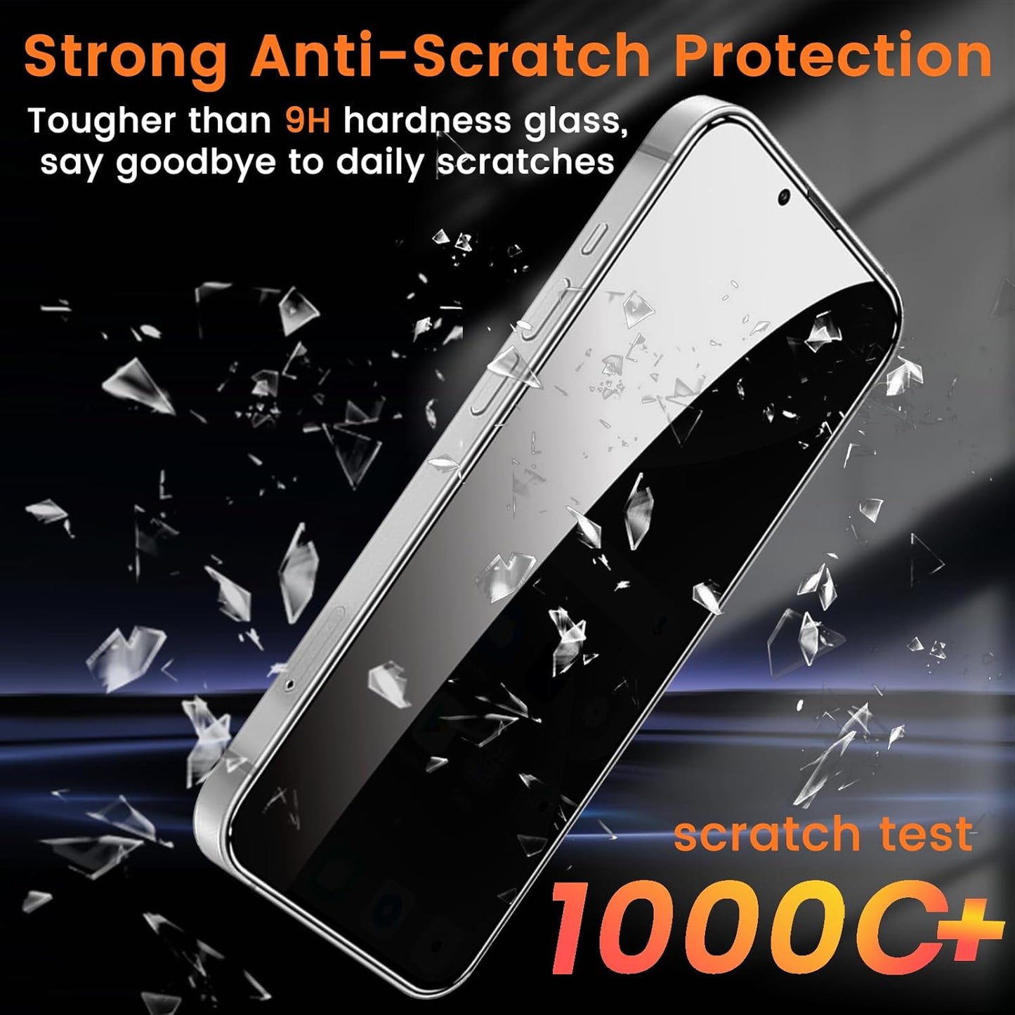 3+3 Pack Privacy Screen Protector for iPhone 16e 6.1-Inch with 3 Pack Camera Lens Protector, Anti Spy Tempered Glass Film 9H Hardness Bubble Free Case Friendly