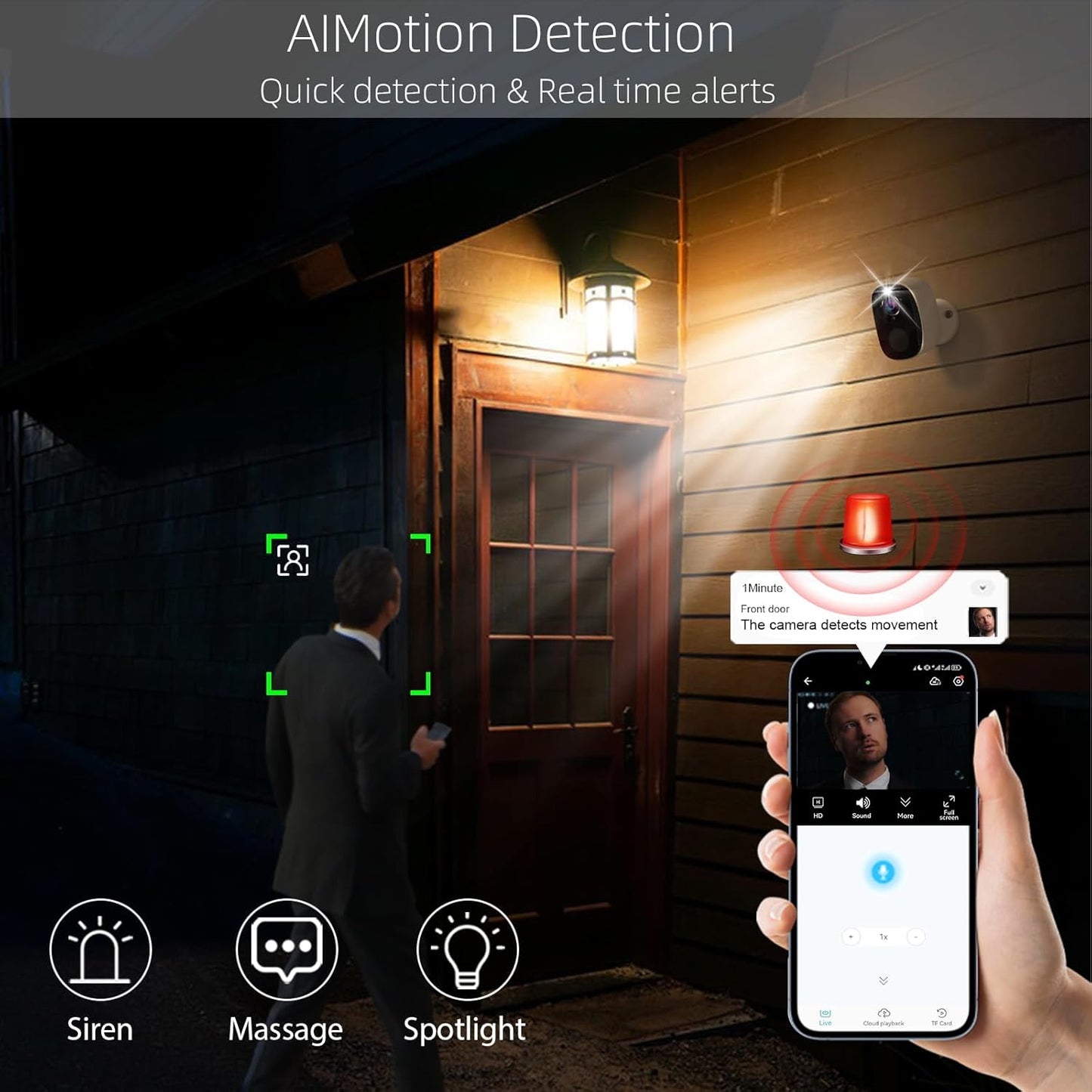 4pcs Solar Security Camera Wireless Outdoor, 2K WiFi Outdoor Camera for Home Security with Solar Panel, 24/7 Recording,AI Motion Detection,Color Night Vision, IP65 Waterproof, 2 Way Audio,SD/Cloud