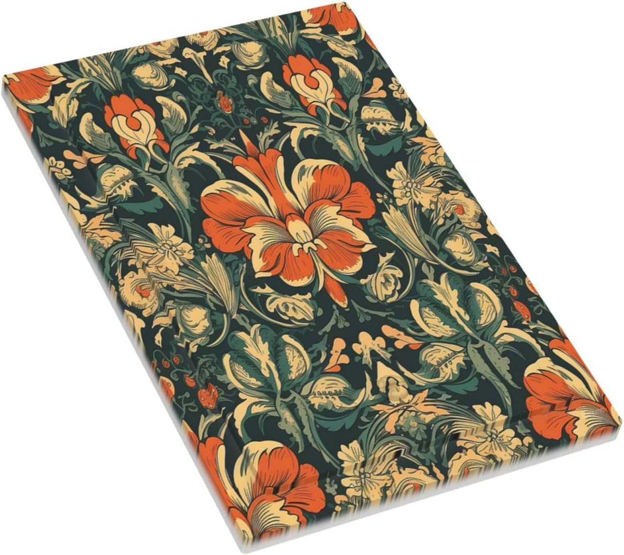 Light Switch Cover Plate William Morris Abstract Floral Plant Pattern Orangeyellowgreen 1 Gang No Device Blank Electrical Wall Plates Faceplate Decorative Switch Plate for Bedroom