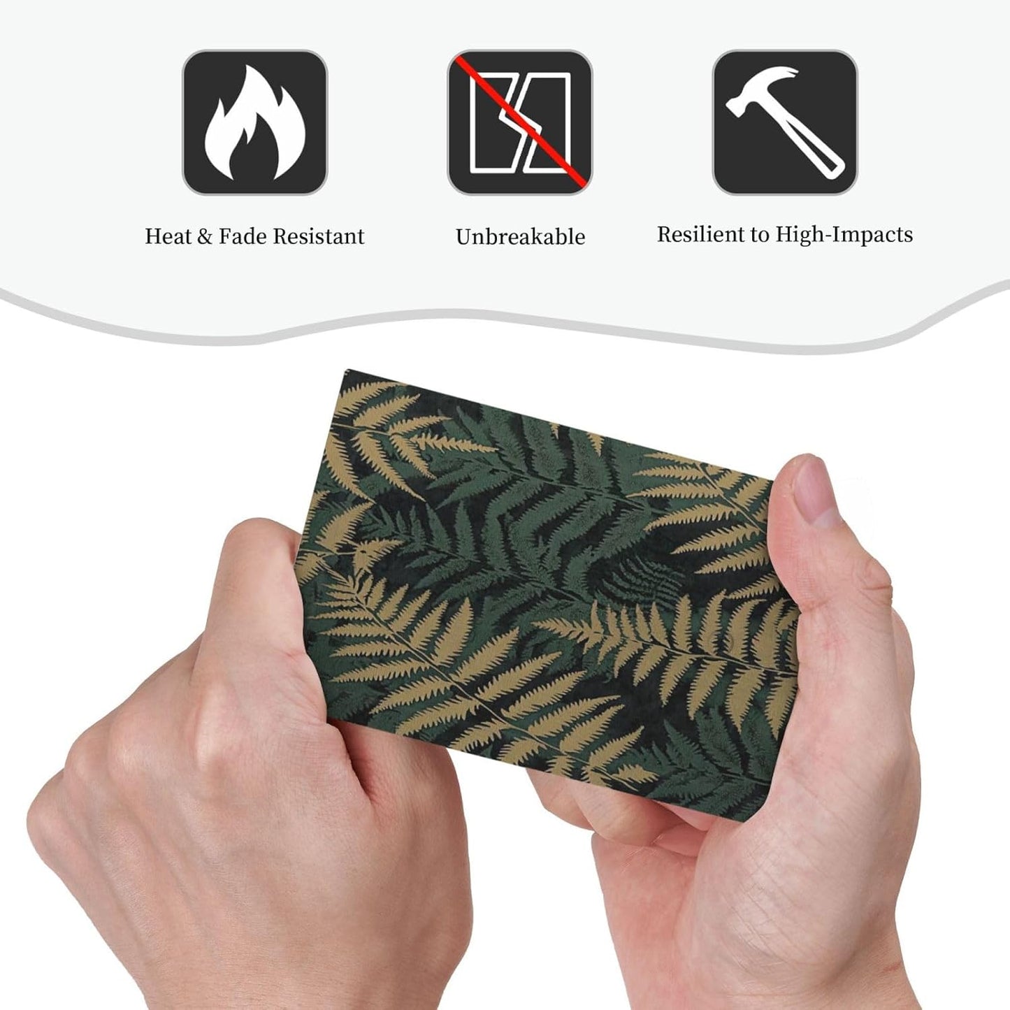 Light Switch Cover Plate Botanical Fern Green Leaf Forest 1 Gang No Device Blank Electrical Wall Plates Faceplate Decorative Switch Plate For Bed Room Home Decor