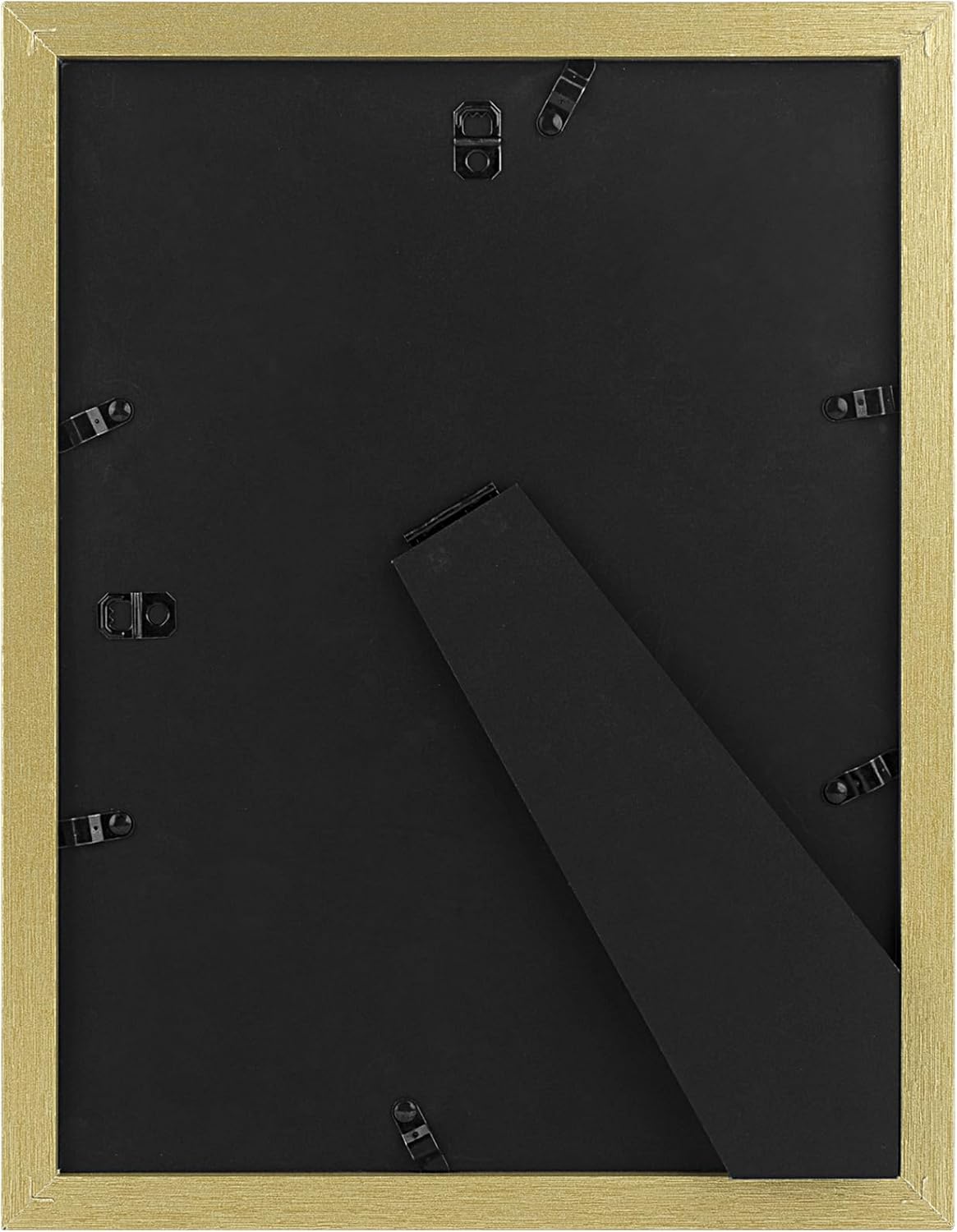 Golden State Art, 9x12 Picture Frame with Mat for 6x8 - High Definition Glass Wall Mounting Horizontal Vertical Display (Gold, 1 Pack)