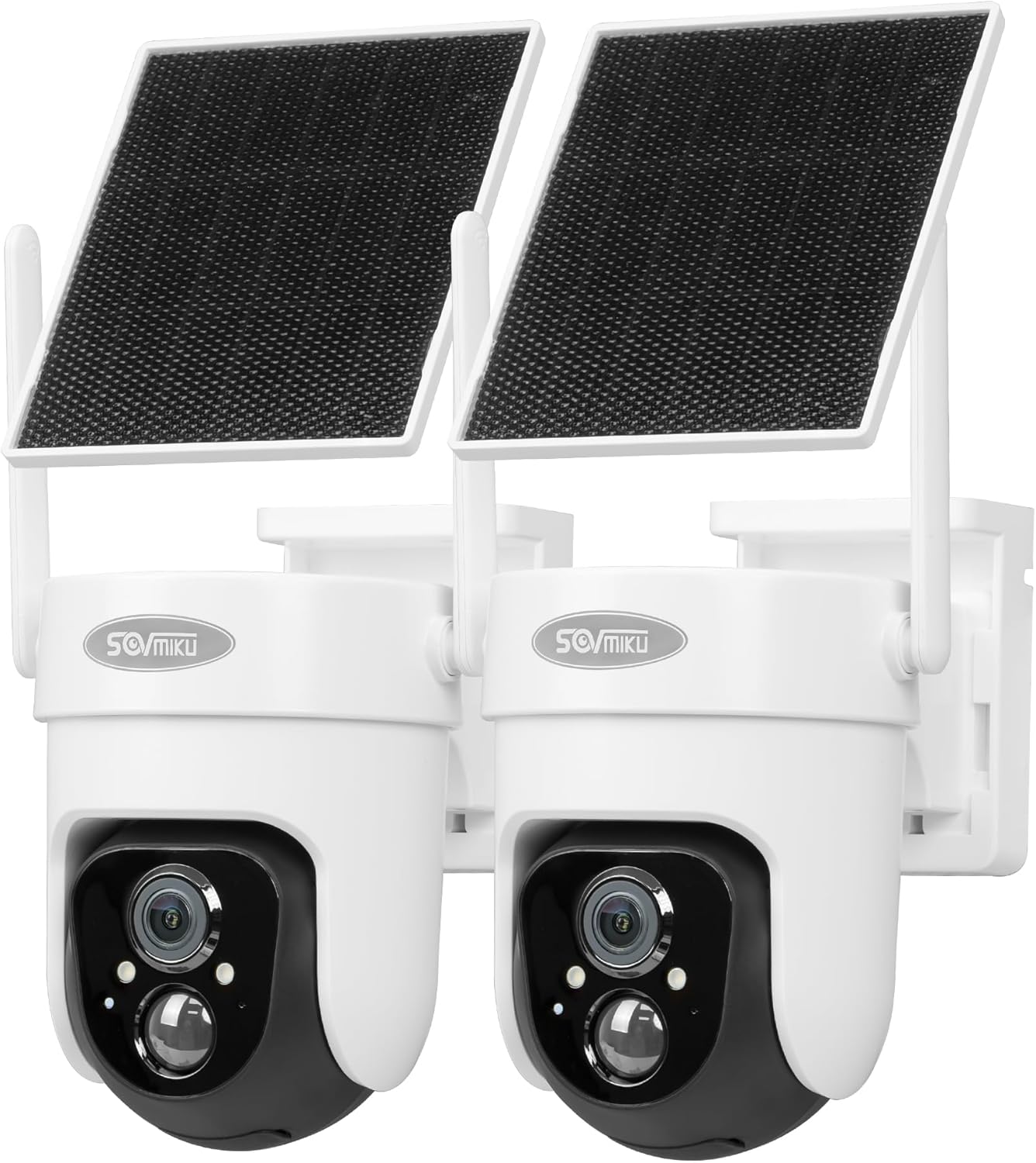 Vicohome 2CQ4G 2K AI Solar Security Camera Wireless Outdoor, Battery Powered Cam, Color Night Vision, Two Way Audio, Motion Detection, Easy to Setup, Audible Flashlight Siren, 180 Days Exchange Policy
