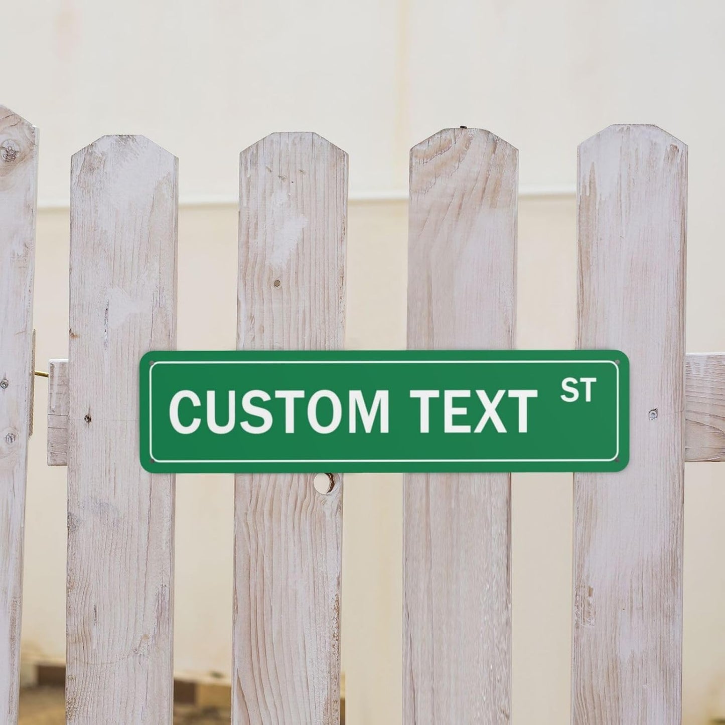 Custom Street Sign with Directional Arrow, Double Sided/Reflective Option, Personalized Road Address Metal Sign, Customize for Business, Office, Outdoor, Home, Delivery 18''x4''