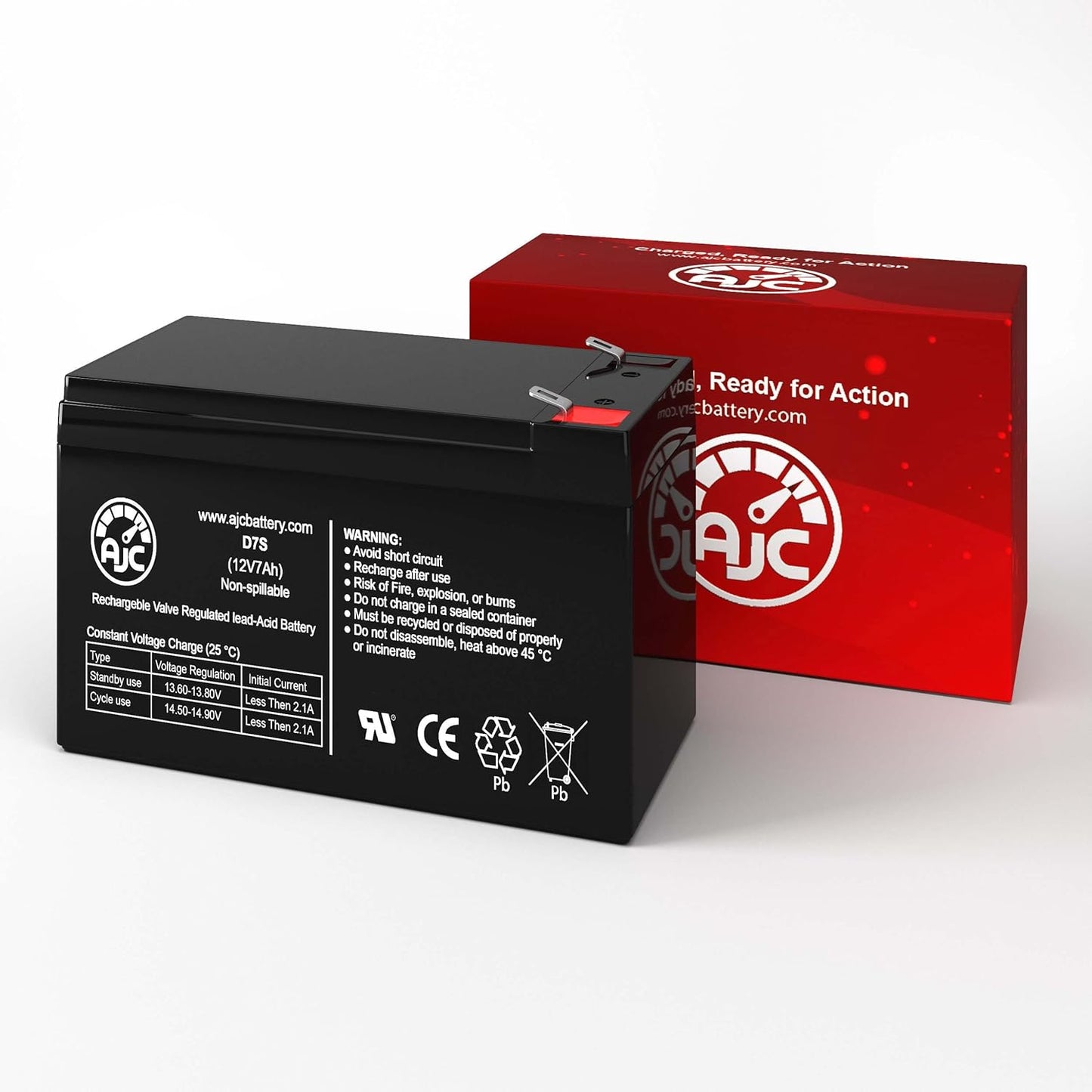 AJC Battery Compatible with Tripp Lite Smart 1500 LCDT 12V 7Ah UPS Battery