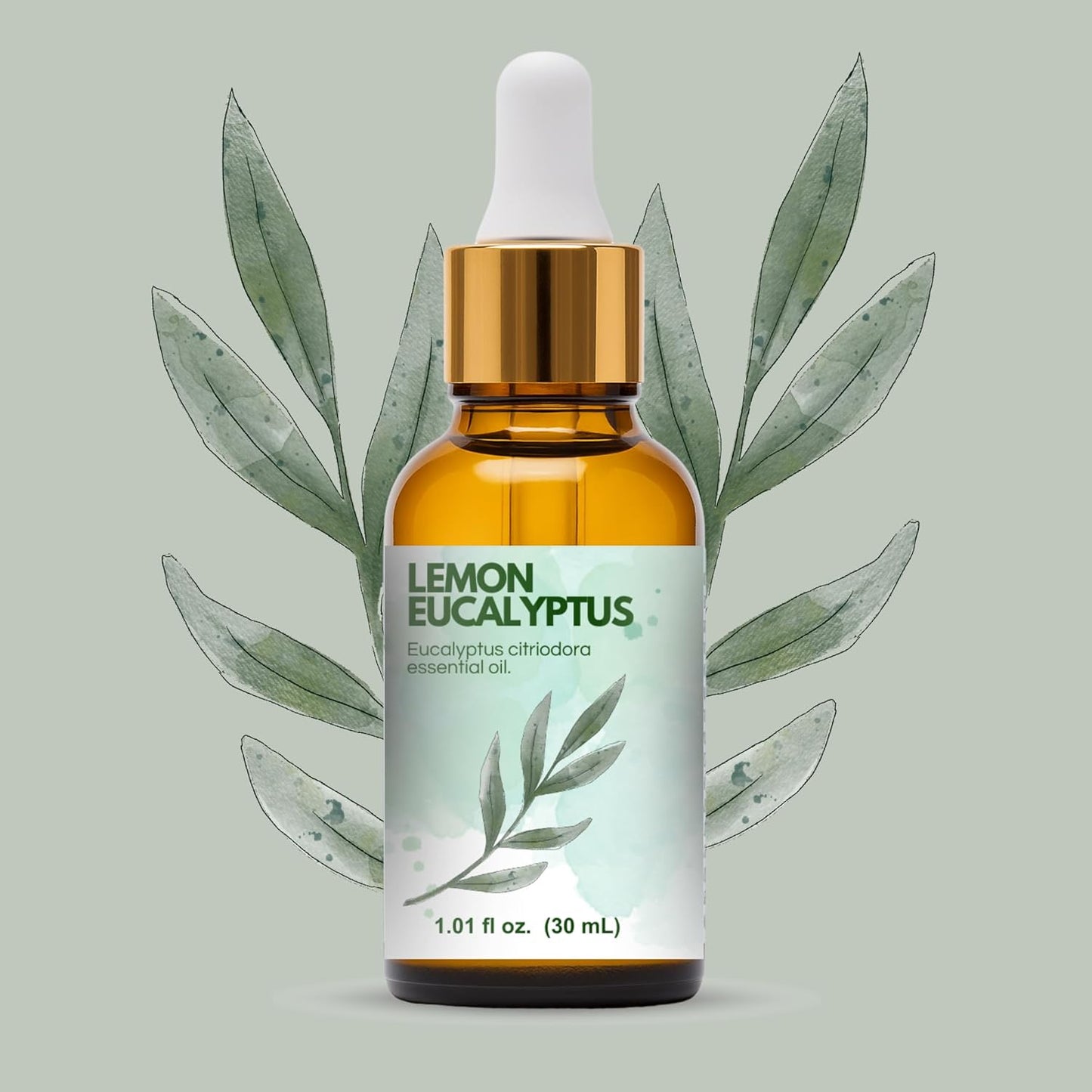 Lemon Eucalyptus Essential Oil (Corymbia Citriodora) – 100% Pure & Undiluted Citrus Aroma for Diffusers, Massage (Dilute) & DIY | Essential Oils for Humidifiers (Pack of 4 × 1.0 fl oz Each)