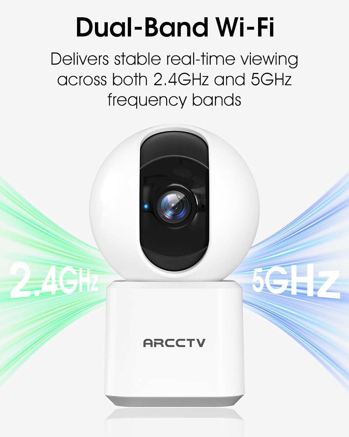 Cameras for Home Security, Pet Camera with WiFi 6&5GHz/2.4GHz, Motion Tracking Never Miss a Moment, 2-Way Audio, Night Vision, Compatible with Alexa Upgrades Your Idoor Security