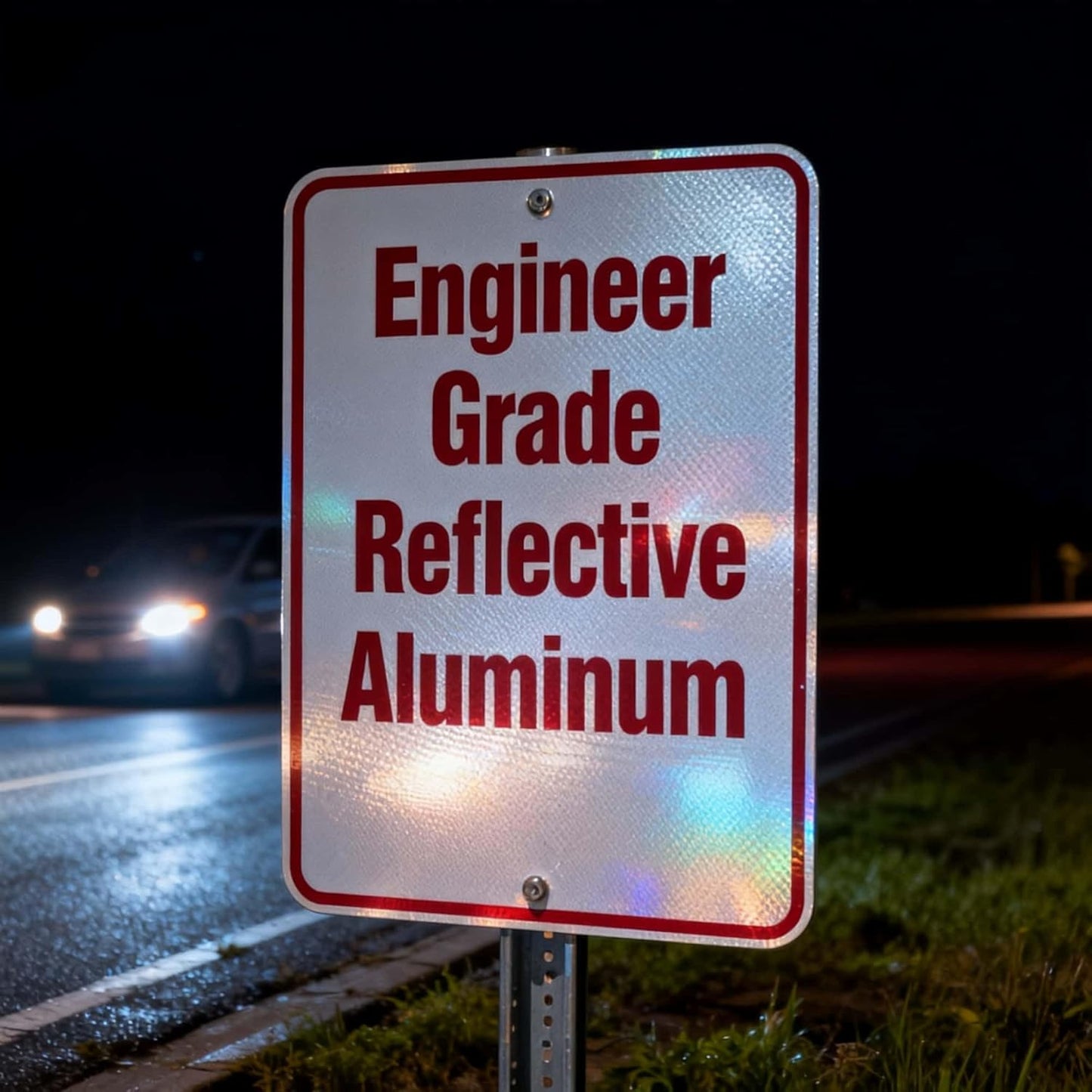 Custom Metal Sign Outdoor, 36x30 Inches Personalized Metal Signs for Office, Business, Home, Rust Free .040 Aluminum