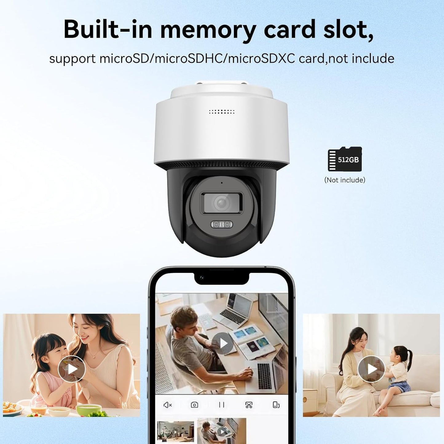 DS-2DE2C400MWG-E Wired PT 4MP PoE IP Camera with 345° pan and 80° tilt, Auto-Tracking Lite, Smart Hybrid Light, IP66, 2-Way-Audio,2.8mm Lens, International English Version