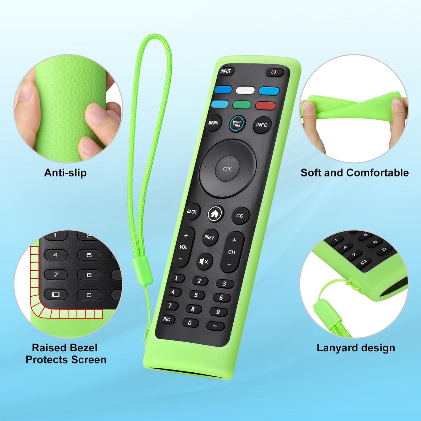 Cover-for-Vizio-Smart-TV-Remote Silicone Case XRT136/ XRT140