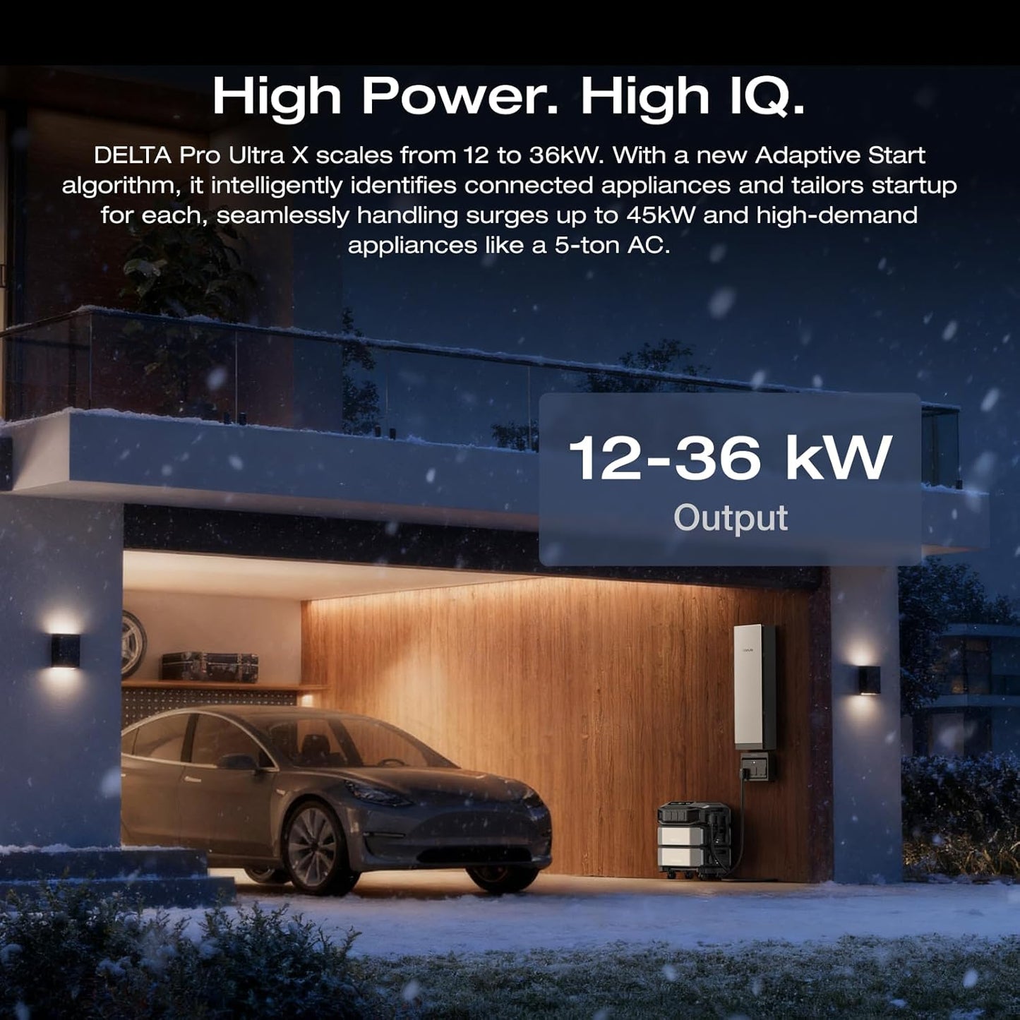 EF ECOFLOW Extra Battery for DELTA Pro Ultra X, Expandable to 180kWh, Lifepo4 Battery for Home Backupm & Emergency