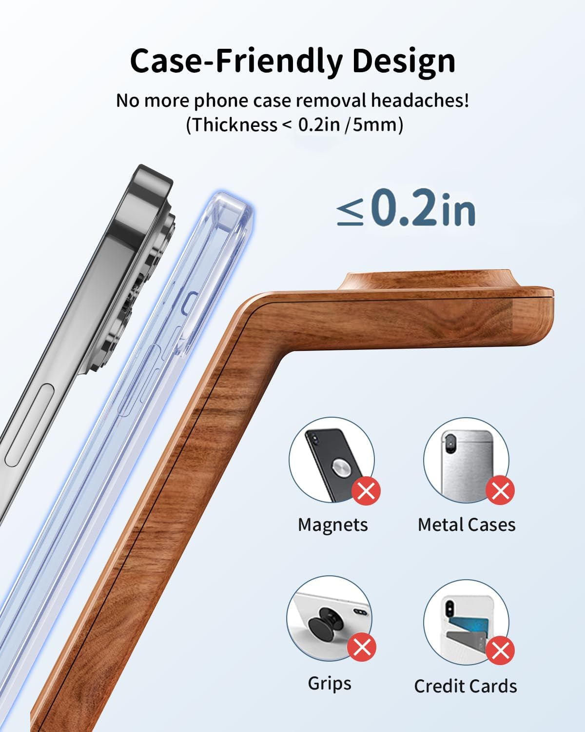 JoyGeek 3 in 1 Charging Station for Apple Devices, Wireless Charger Stand for iPhone 17/16/15/14/13/12/11/SE/X Pro Max Plus - Apple Watch 11/10/9/Ultra 2/8/SE/7/6/5 - AirPods Pro 2/3/2