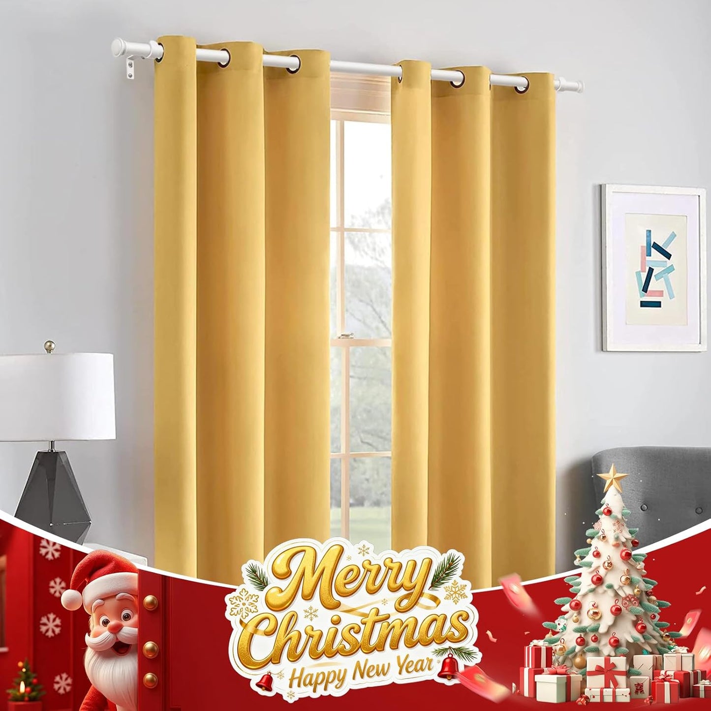TONIAL Curtain Rod 32 to 86 Inch, Telescoping Splicing 3/4 Drapery Rods for Windows Decorative Single Rod with Small Cap End, Warm White