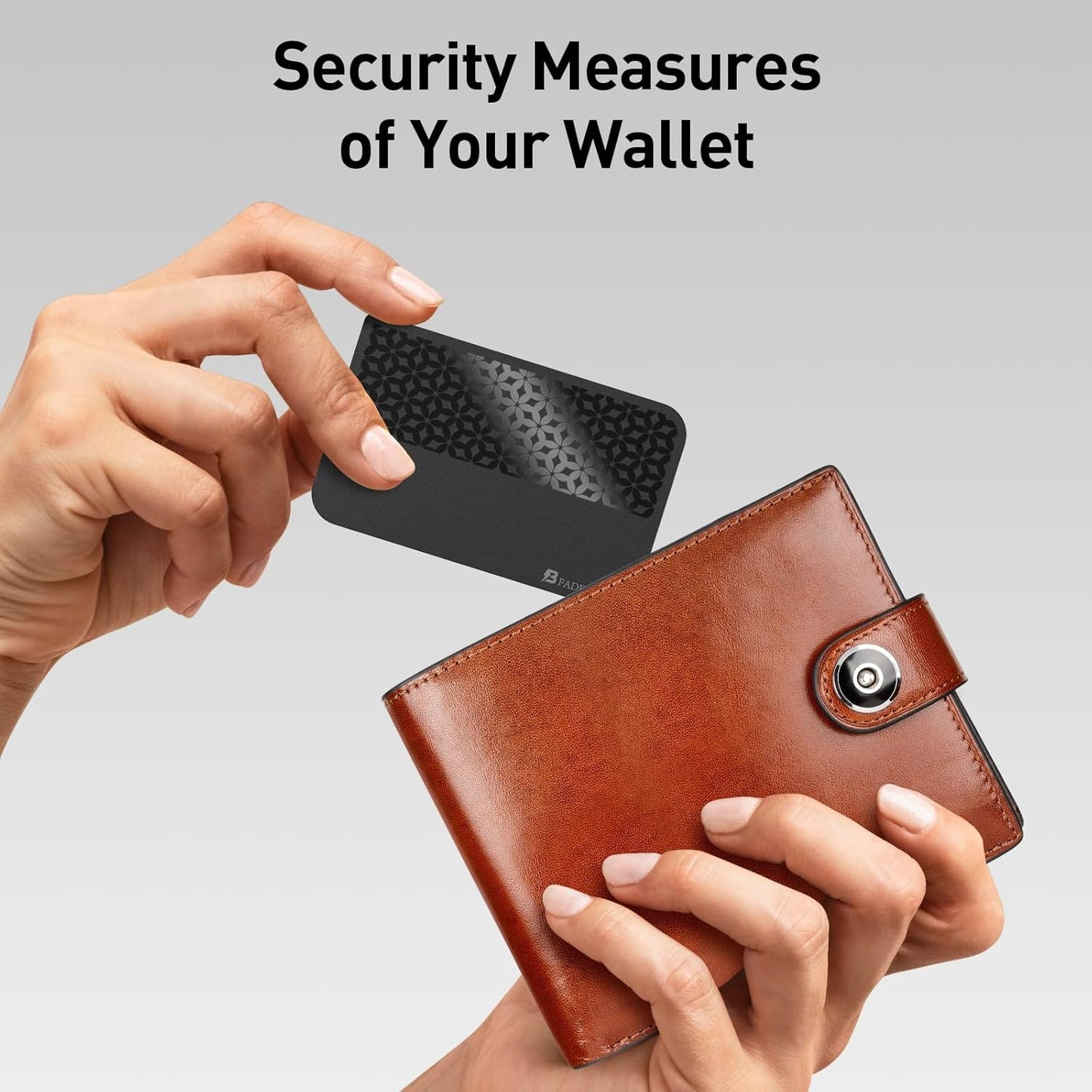 2025 [Apple MFi Certified] (iOS Only) Bluetooth Tracker Smart Card for Apple Find My iPhone Wallet GPS Tracker, 5-10 Years Staying Power, Keys Finder and Item Locator for Keys, Bags, Passport