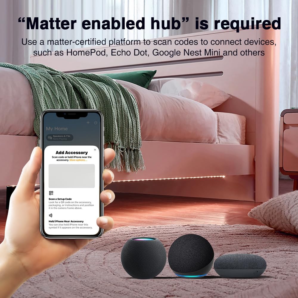 GLEDOPTO Matter RGBCCT LED Controller 20A Current Max for PWM Analog LED Strip Light APP Voice Control RGBW RGB Dimmable Work with Homekit Google Amazon Echo Alexa (Matter Hub Required)