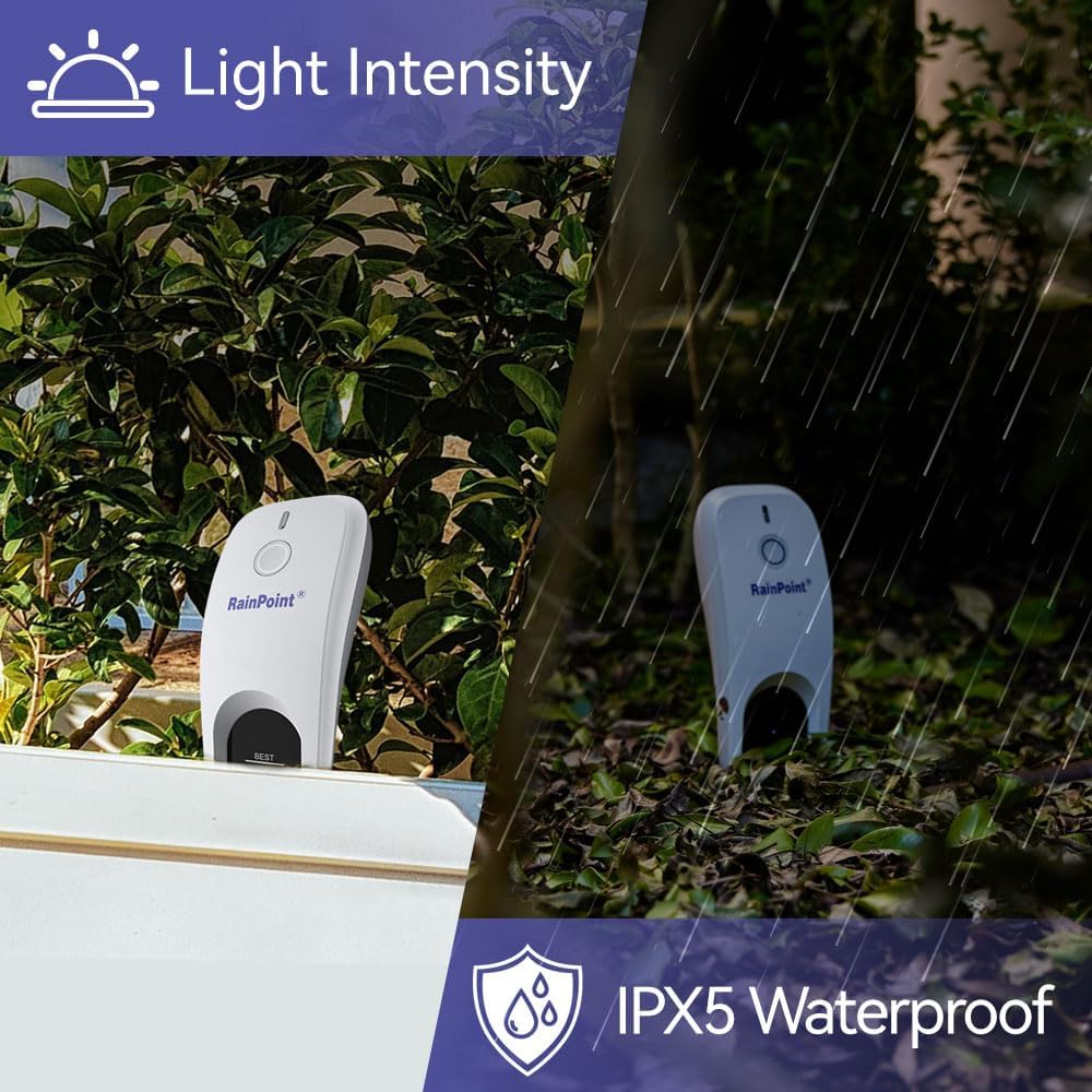 Wi-Fi Soil Moisture Meter, Plants Humidity Meter, Soil Temperature Monitor for Gardening & Farming (Add-on Device, Requires Hub or Gateway for Operation - Sold Separately)