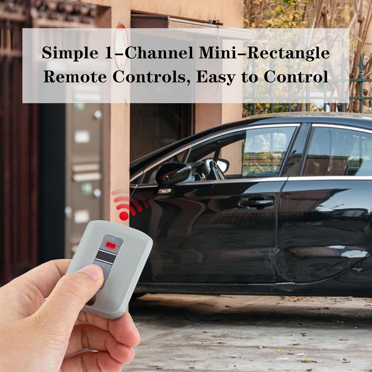 2-Pack Replacement Garage Door Opener Remote for Linear Multi-Code 3089, 308911, 3070, 307010, 10 Dip Switch Gate Opener, 300MHz Compatible