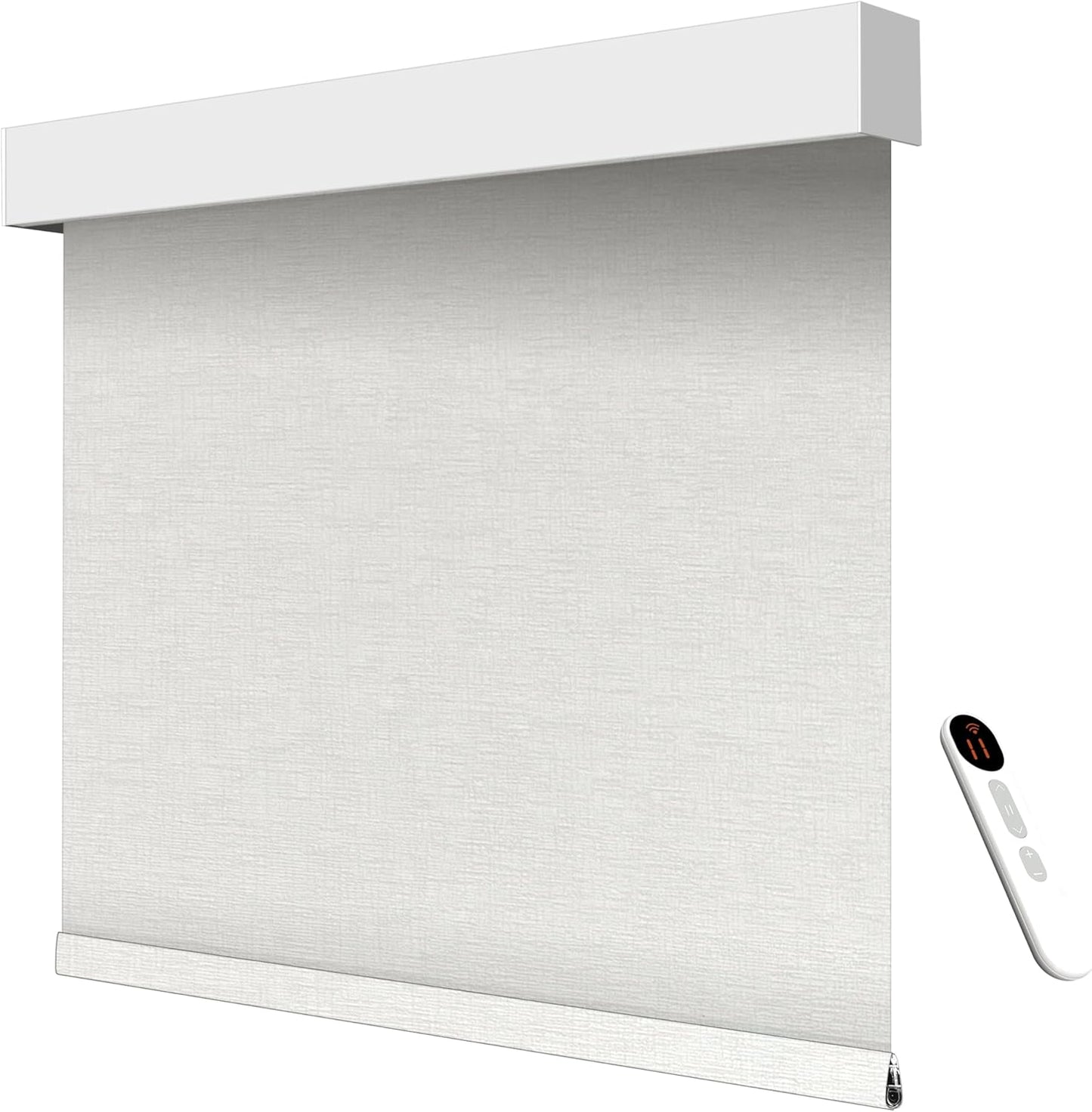 Smart Motorized Blinds – 100% Blackout Roller Shades with Remote, Alexa/Google Home/Siri Control, Matter Compatible, Wireless Rechargeable Battery, Custom Sizes for Windows & Sliding Doors