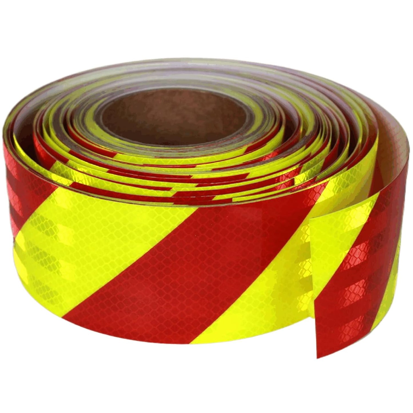 Non Fading Reflective Tape Outdoor Waterproof 3 inch Wide for Truck, High Visibility Warning Safety Industrial Marking Tape (168 feet)