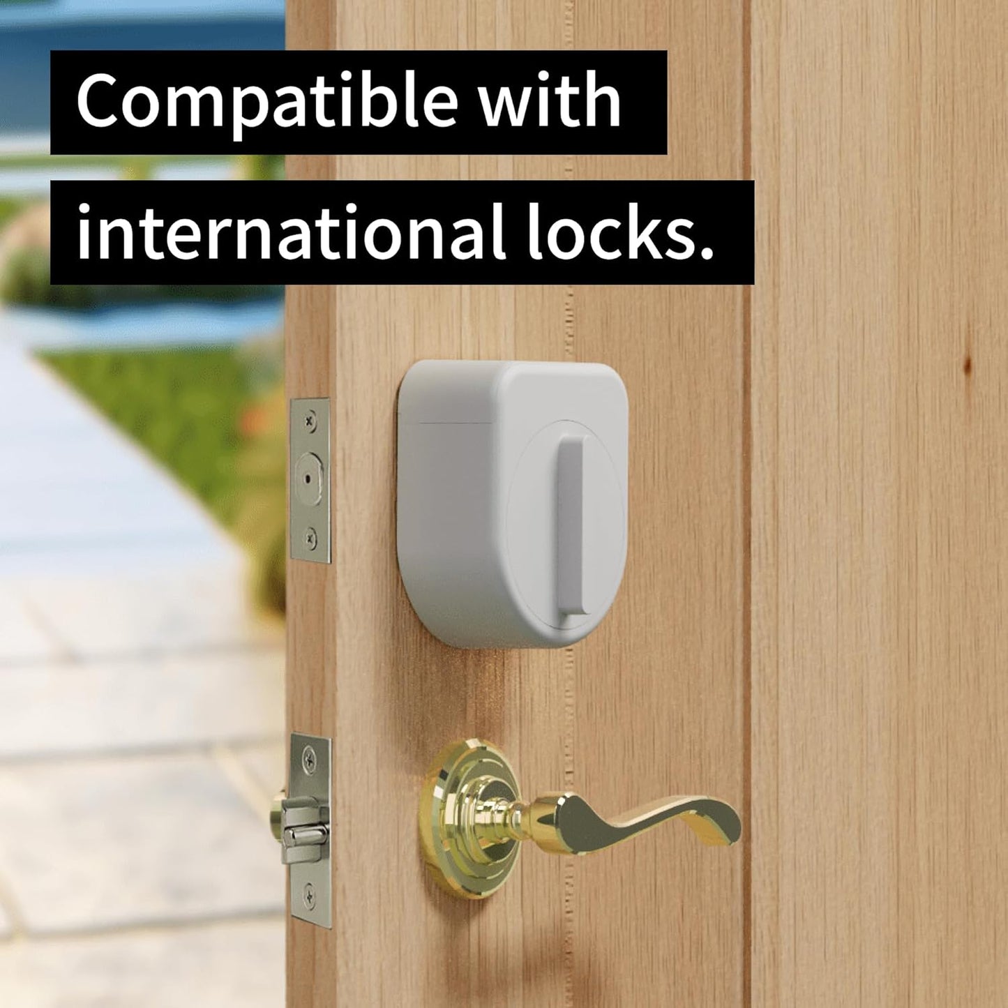 Sesame 5 US, Smart Lock, Bluetooth Electronic Deadbolt, Auto-Lock, Keyless Entry Door Lock for Front Door, Fits Your Existing Deadbolt, for Airbnbs Vacation Rentals (Black)