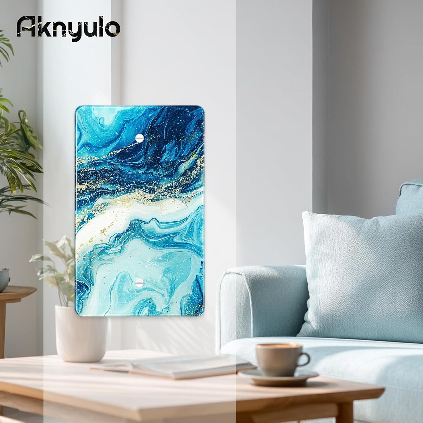 Elegant Marble Bedroom Acrylic Wall Plates Blank Wall Plate Light Switch Cover Plate Blank Wall Plate Decorative Acrylic Light Switch Cover