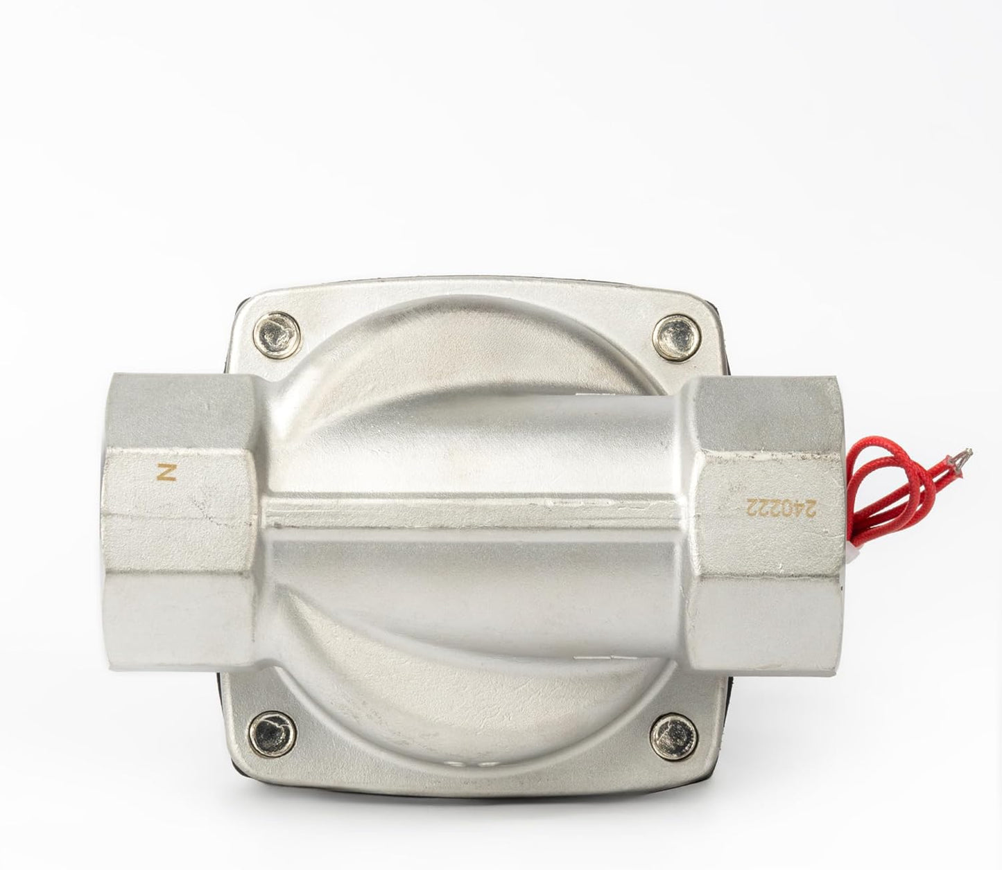 U.S. Solid 2" Solenoid Valve - 110V AC Stainless Steel Electric Solenoid Valve, Normally Closed, Viton Seal