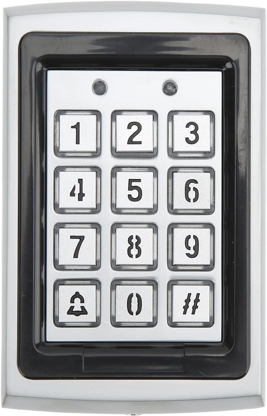 Door Access Control Machine Keyless Entry Pad Metal Shell , Smart RFID Reader Wired Garage Door Keypad Access Control System - Impact , Large Capacity, Ideal