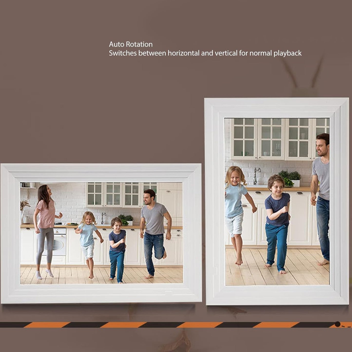 Sorandy 10.1 Inch Digital Picture Frame, WiFi Smart Photo Frame with 1280x800 IPS HD Auto Rotate 32GB, Share Photos Remotely via App for Home Office Gift
