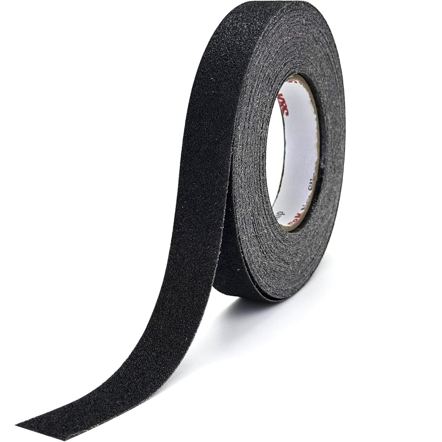 S&X Anti Slip Tape 1 Inch x 60 FT Roll, Black, Grit 60, Extended Length Non-Slip Skid Grip Tape for Outdoor Stair Treads, Wooden Steps & Exterior Grips – Waterproof, Long-Lasting Tread Strips