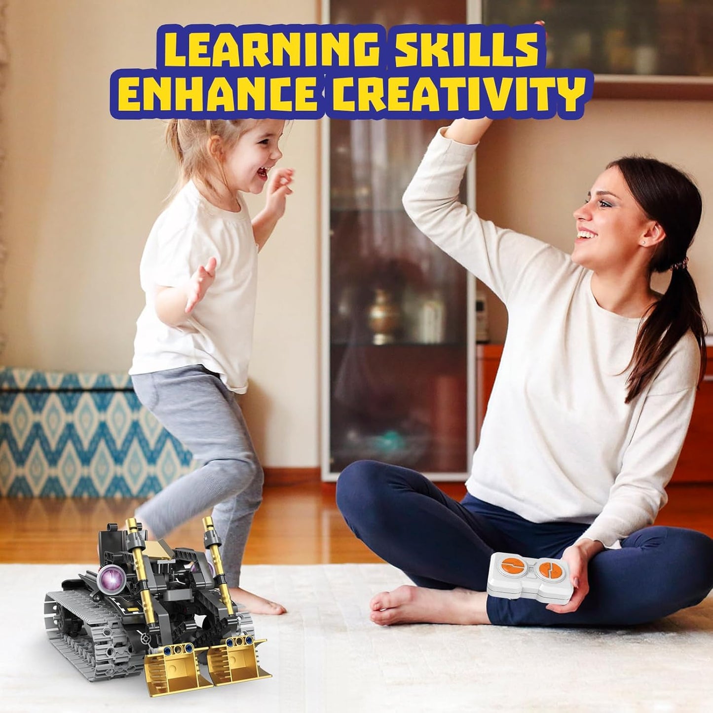 Robot Building Kit with APP/Remote Control STEM Gifts for Boys Age 6-16,Technic Coding Robotic Toys for Kids Birthday, Buildable 5in1 Models with 323+ Pieces