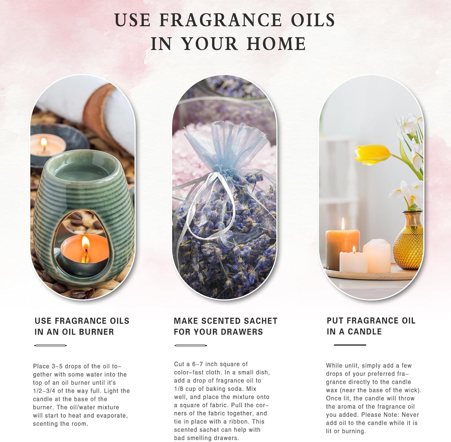 PHATOIL 100ML Lemon Fragrance Oils for Aromatherapy, Diffuser Oils for Home, Perfect for Humidifier, Yoga, DIY Candle and Soap Making - 3.38FL.OZ